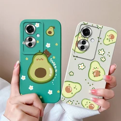Phone Case For Oppo Reno11 F F25 Pro 5G Liquid Silicone Protective Lovely Flowers Cat Cover For OppoReno 11F OppoF25Pro 5G Funda