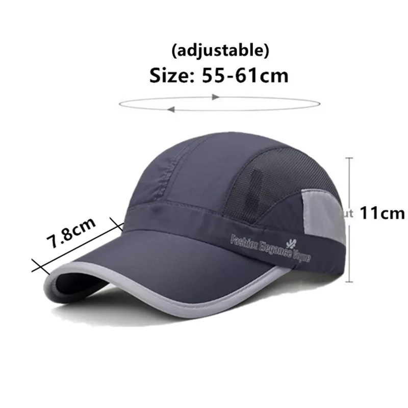 Free Shipping Summer Women's Hat Breathable Mesh Hat Sunscreen Baseball Cap Men's Caps Camping Fishing Cap Party Hats Golf Cap