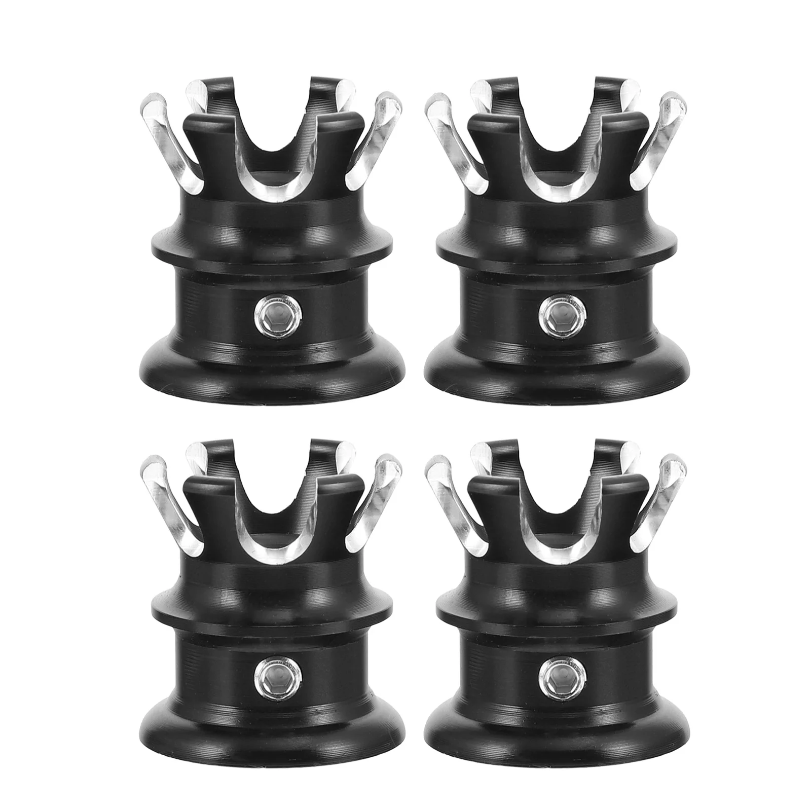 

4 Pcs Engine Screw Motorcycle Tank Accessory Fuel Cover Motorbikes for Practical Aluminum Alloy