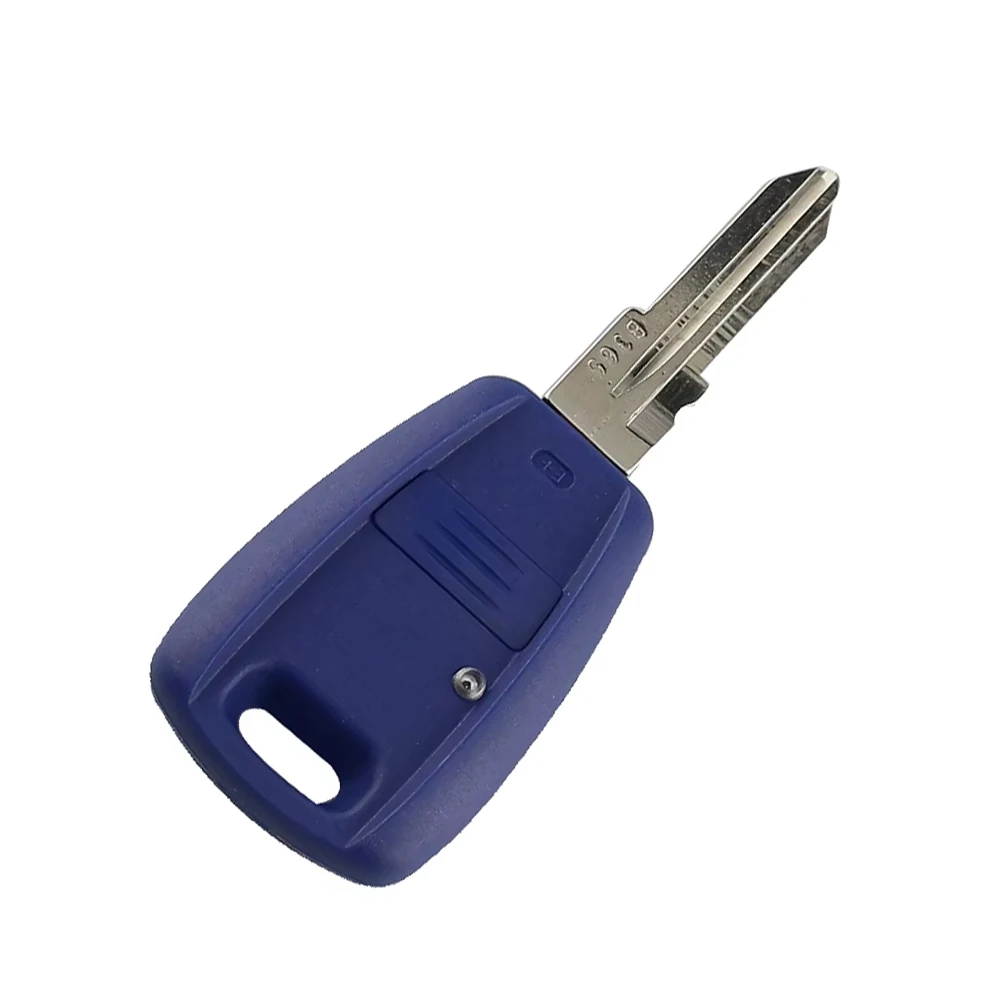 YIQIXIN 1 Button For Fiat Punto Doblo Bravo Palio Albea Seicento Stilo Remote Car Key Shell Fob Cover Blue GT15R Blade Key Case