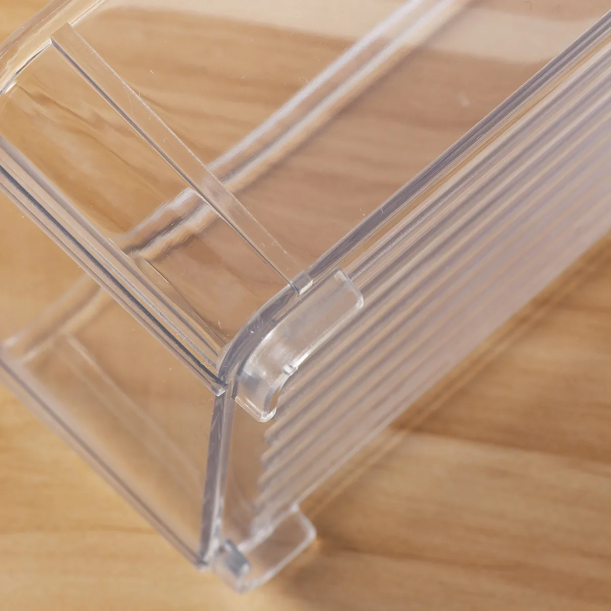 

Plastic Sealed Storage Bin Multipurpose Kitchen ganizer Food Fridge Freezers Large Capacity Slim Design Stackable Easy Grip