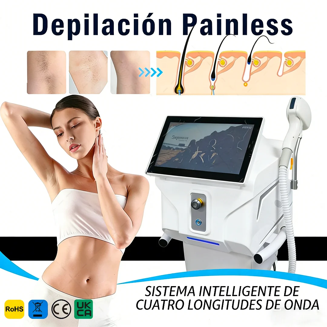 CE Certified 2026 pro Diode La - огляд і ціна Diode Laser Hair Removal 808Nm 755Nm 1064Nm