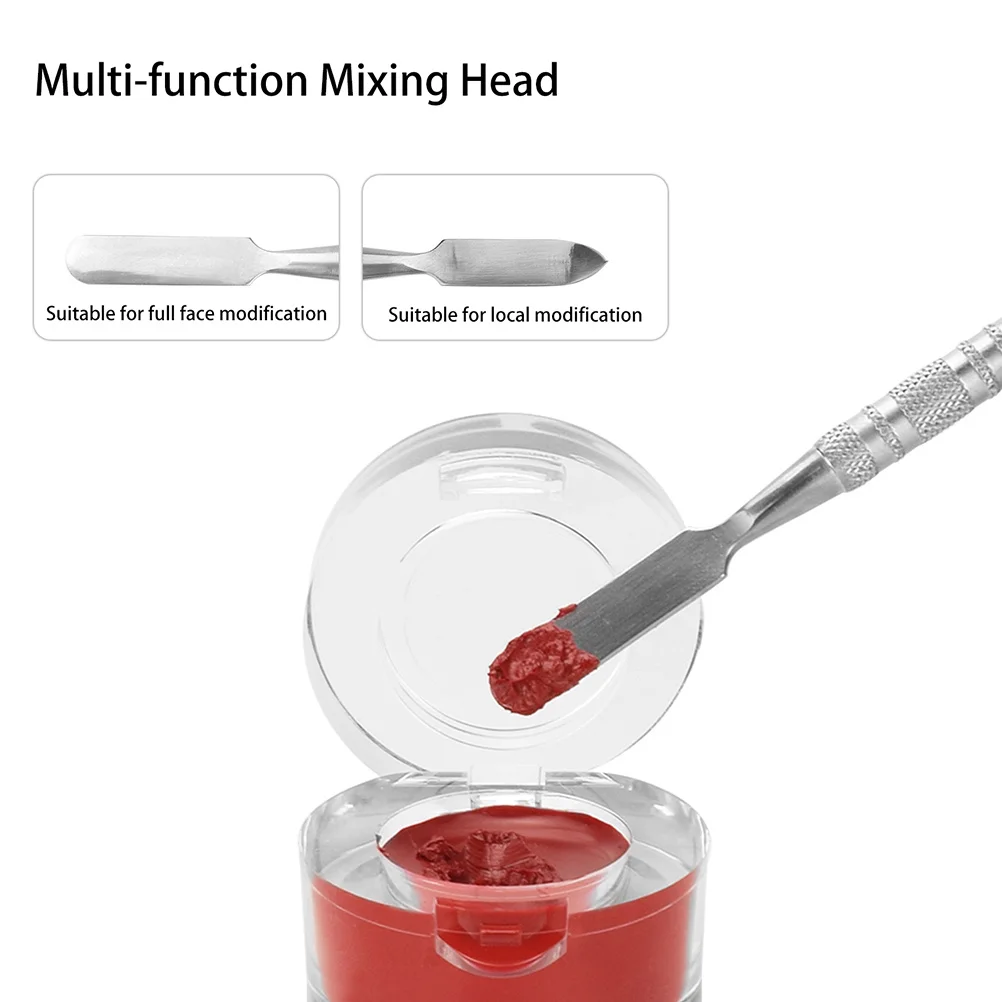 メイクアップミキシングプレートステンレス鋼プロフェッショナルスパチュラセット、ファンデーション、アイシャドウ、化粧品、DIYスキンケア、顔料ブレンド用