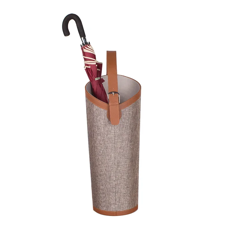 

Multiuso guarda-chuva suporte flor tubo de couro tecido com paraguero guarda-chuva suo novo suporte parapluie sombrill