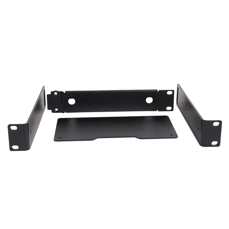 

A16R-Rackmount Rack Metal Frame For Wireless Microphone System Wireless Ear Return Bracket Rack Black