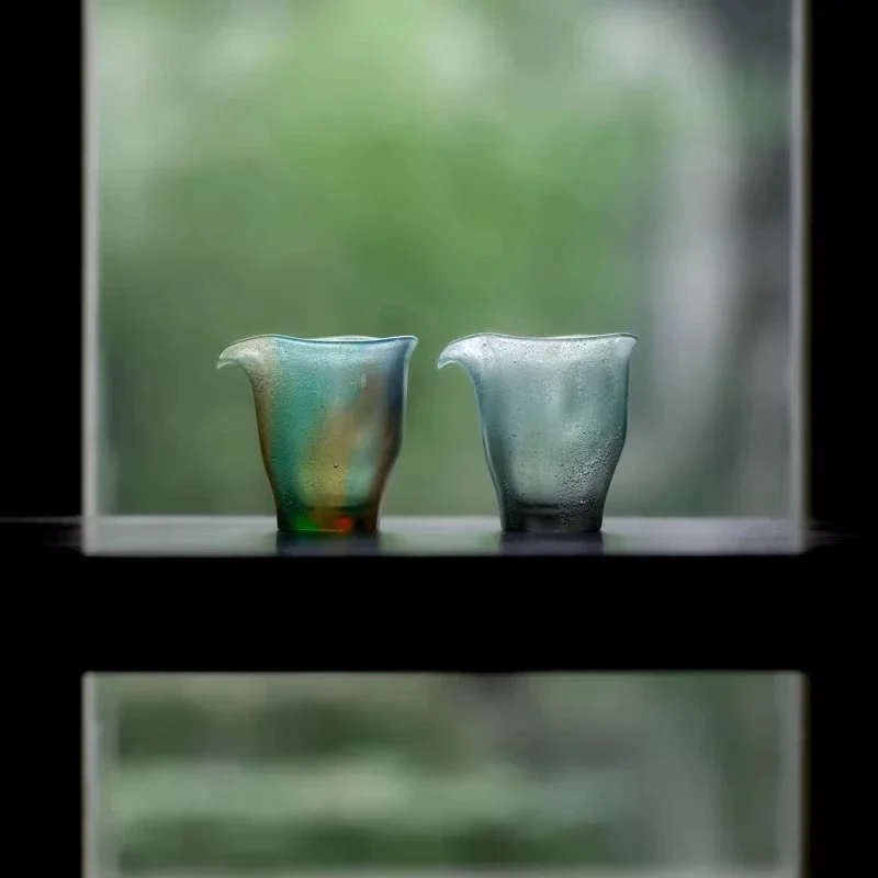Glazed special-shaped wine dispenser: tea ceremony with tea shelf evenly public  dispenser