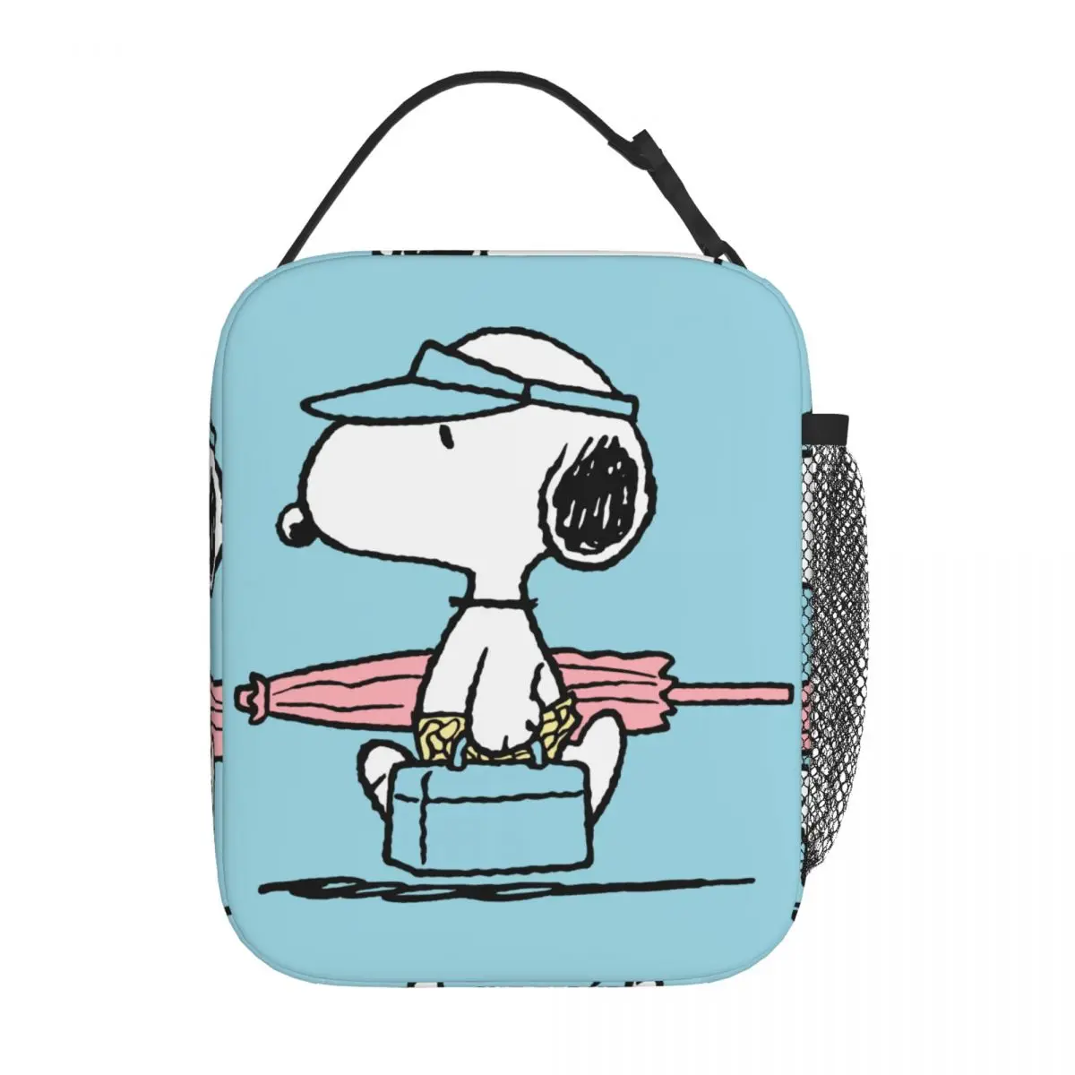 Snoopy Insulated Lunch Bag Cooler Lunch Container Cartoon Portable Tote Lunch Box Girl Boy College Travel