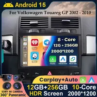 Android 15 Carplay para Volkswagen Touareg GP 2002 2003 2004 2005 2006 2007 2008 2009 2010 Radio de coche reproductor Multimedia GPS estéreo