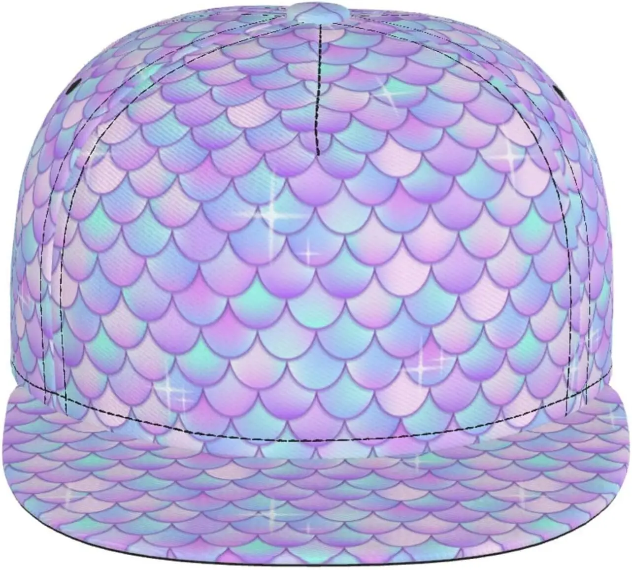Colorful River Fish Scales Pattern Baseball Cap for Men Women Adjustable Trucker Hat Snapback Sun Dad Cap Lightweight Unisex