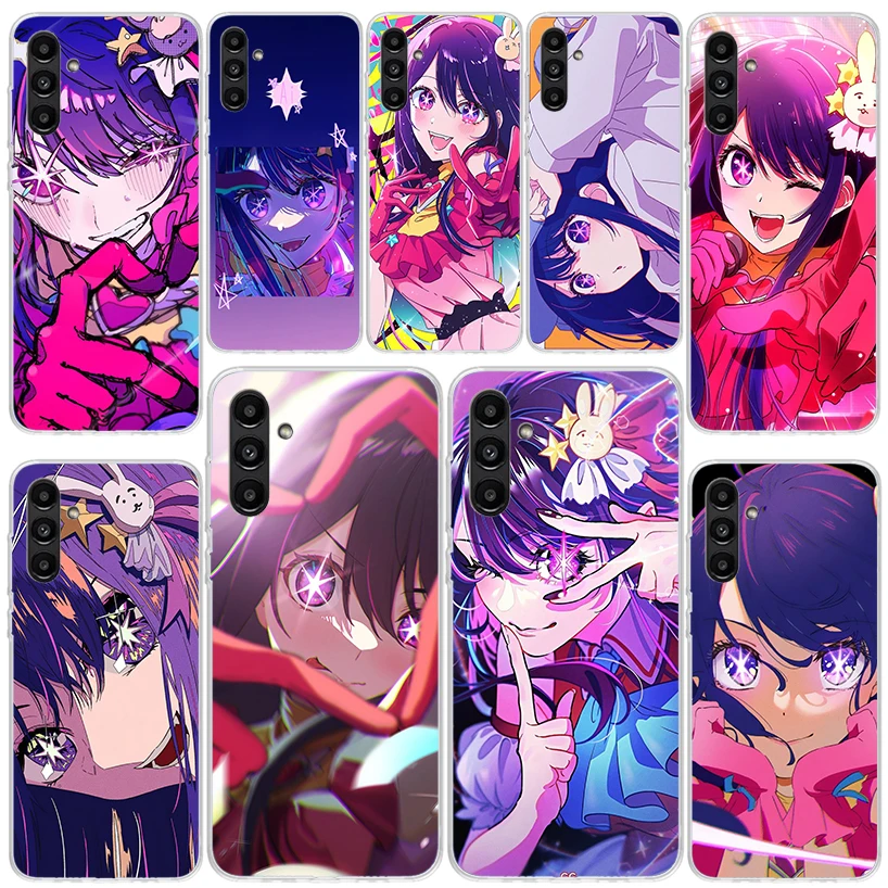 Japan Anime Oshi No Ko Phone Case For Samsung Galaxy A14 A15 A13 A12 A54 A55 A53 A52 A34 A35 A33 A32 A24 A25 A23 A22 A04S A03S A