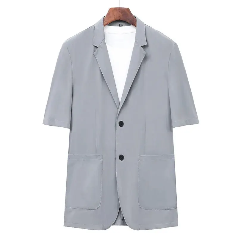 

8192-T- summer breathable Customized suit men's wild Customized suit