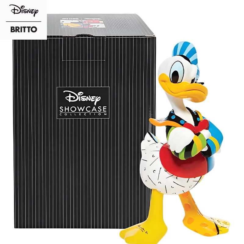 

Оригинальный гаражный комплект Disney, красочный мир Дональда Дака Диснея, 180 мм, аниме-фигурки, игрушки для мальчиков, подарочные модели, украшения