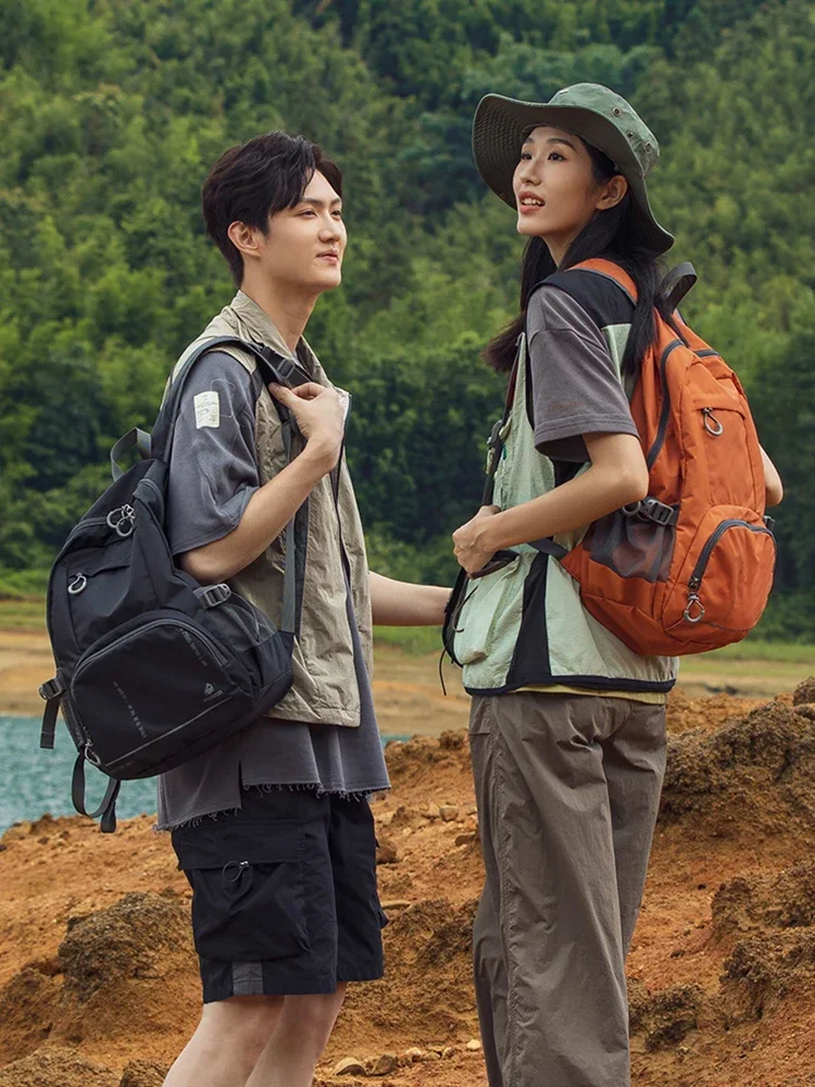 

EPOL Large Women's Backpack Casual Sports Teenage Youth Backpack 2025 Trend Nylon Fashion Waterproof Student School Bags 3037-04