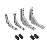 2020 3030 4040Panel installation board angle slot fixing hardware door frame corner code profile universal angle slot connector