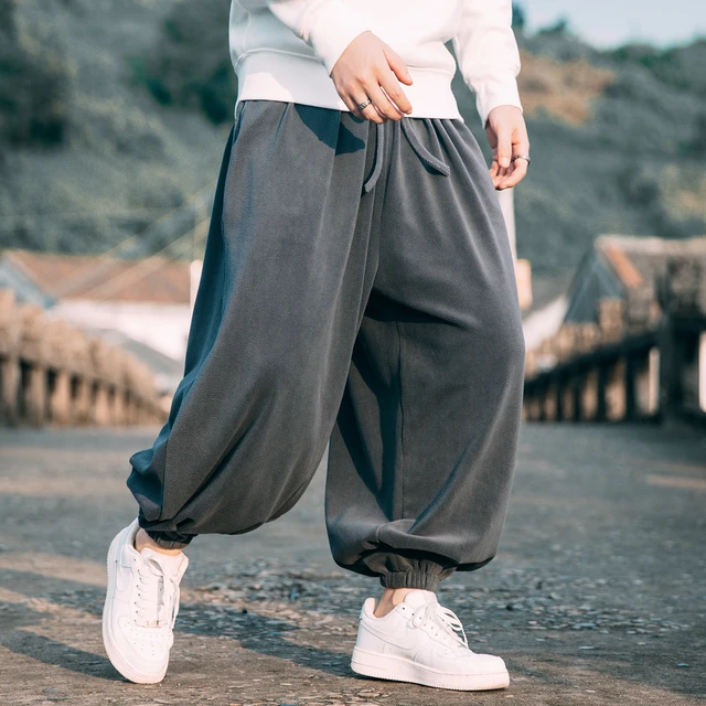 Chinese Style Oversized Harem Pants Men Clothing Plus Size Joggers Tai Chi Kung Fu Bloomers Ethnic Style Baggy Pants Trousers AliExpress