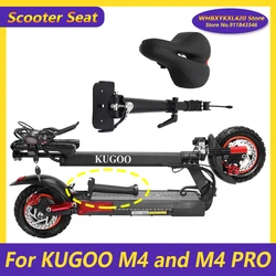 For KUGOO M4 Pro Electric Scooter 10 Inch   Folding Seat Saddle Foldable Height Adjustable Shock-Absorbing Chair