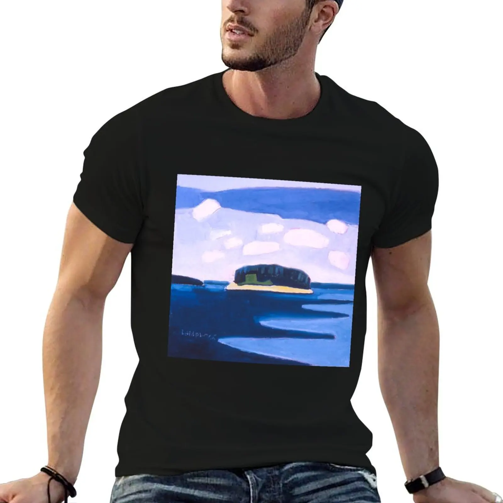 CLOUDS OVER MERCHANTS' ROW T-Shirt Lightweight Basic Short Sleeve Shirt