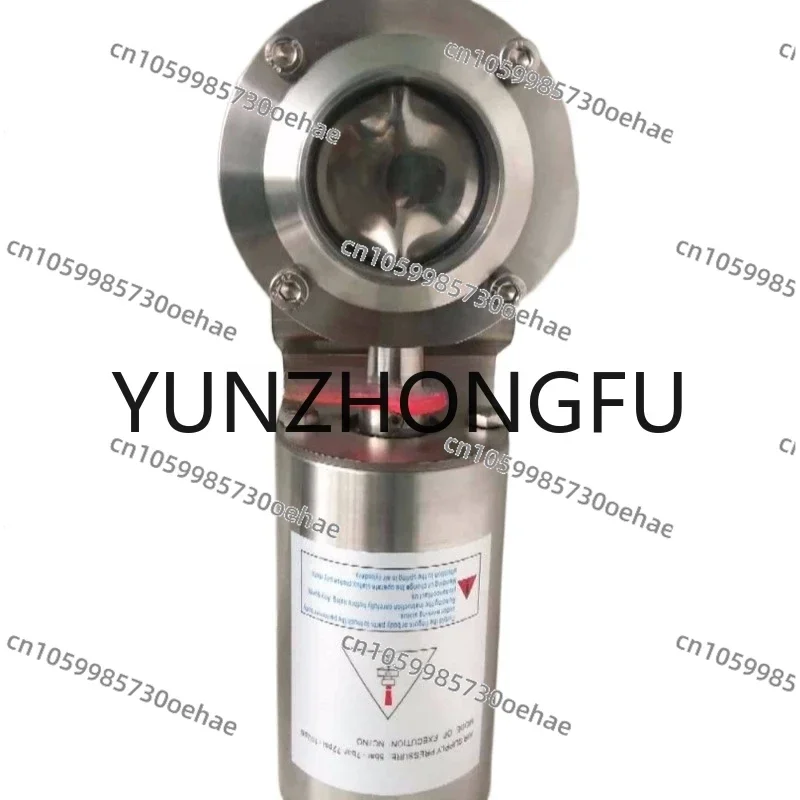 SS304/316L Sanitary Stainless Steel Pneumatic Regulating Reverse Flow Valve Change Over Valve