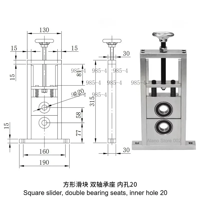 Stainless Steel Roller Support Adjustable Pillow Block Single Double Self Aligning Bearing Housing With Shaft