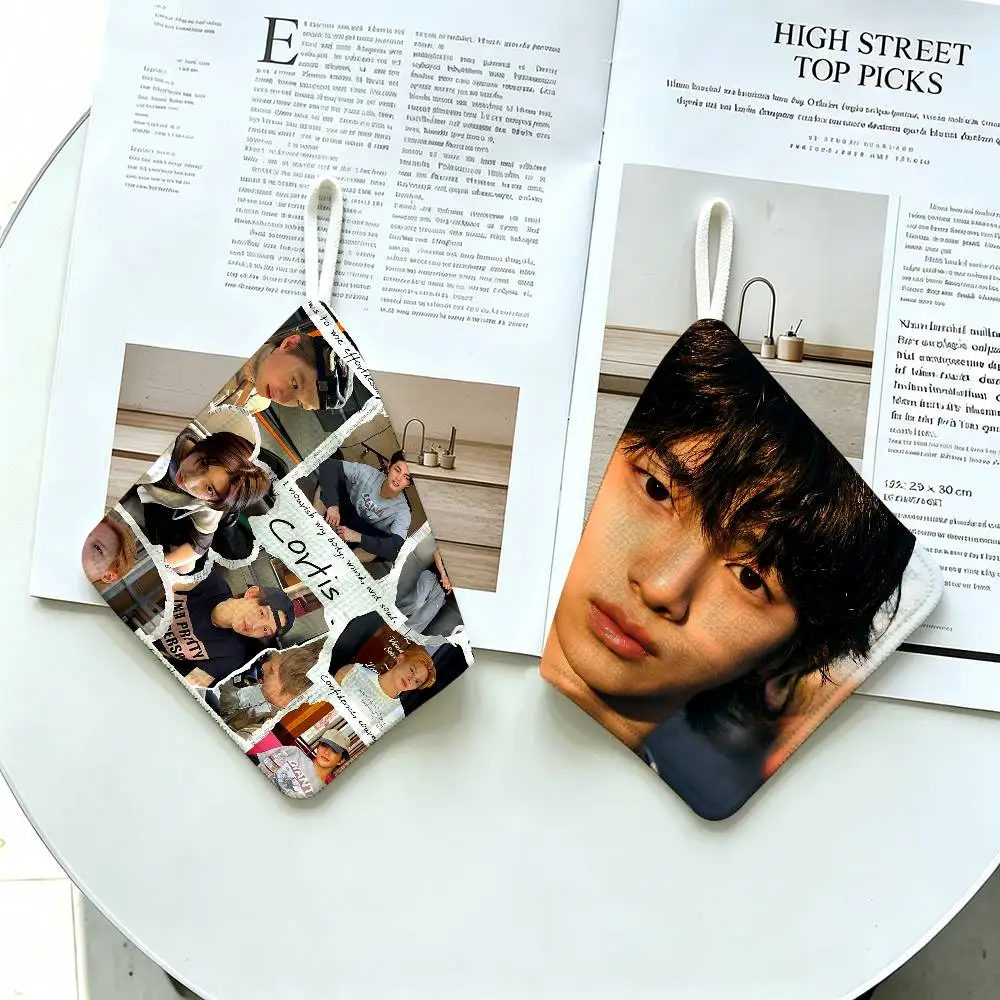 Kpop Group C-CORTIS Polyester Cotton Hanging Kitchen Towel, Absorbent Hand Wiping Cloth for Daily Cleaning Drying