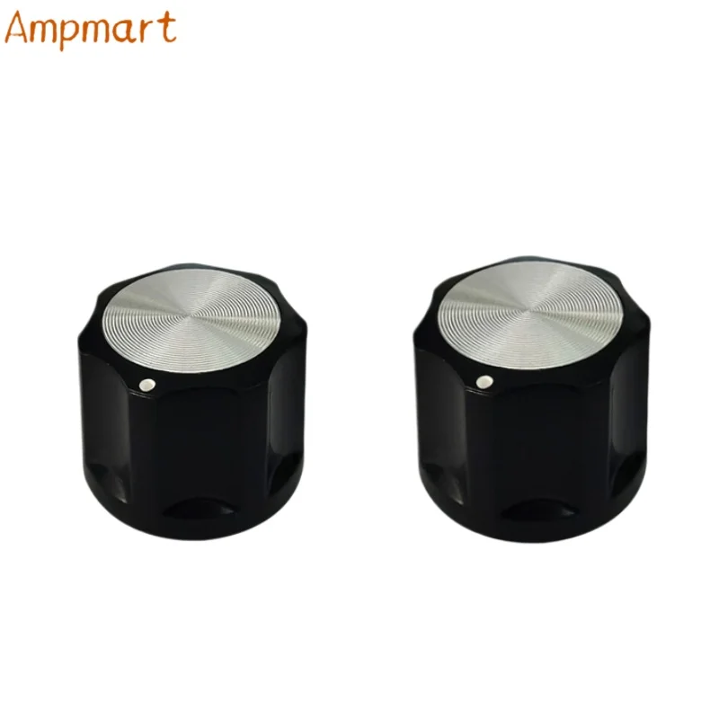Ampmart 21x16mm Audio-Reglerknopf mit innenliegendem Kupfereinsatz, Potentiometerknopf für DIY-Gitarreneffektpedale und Röhrenverstärker – Detail 6