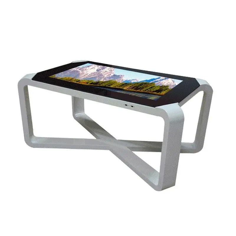 Smart 32 43 55 inch interactive touch table capacitive touch screen coffee table all-in-one machine
