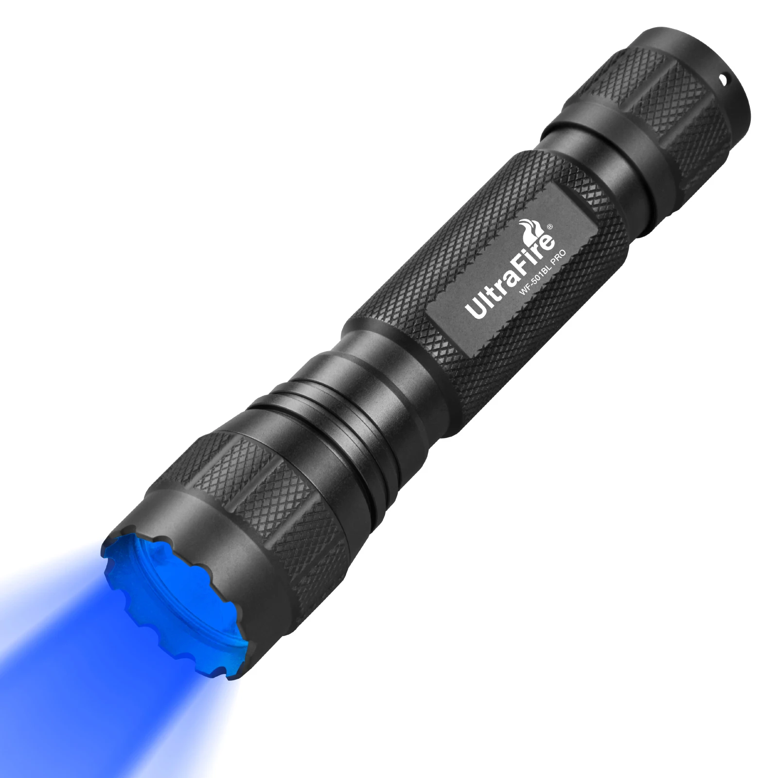 

UltraFire WF-501BL Pro Blue Light LED Flashlight 10W Tactical Hunting Torch Fishing Handheld Blood Tracking Light for Outdoor