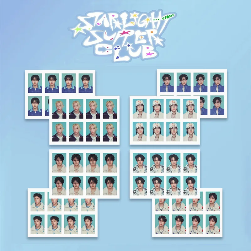 

Straykids Men's Club 2026 Calendar Series ID Photo Card SKZOO Surrounding Celebrity Photos