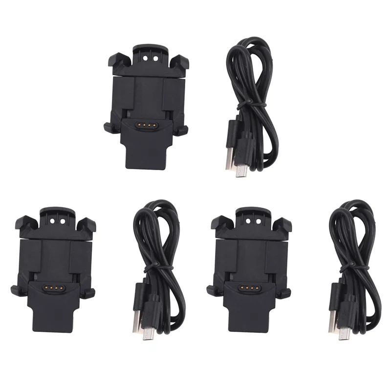 AA84 3X USB-кабель для быстрой зарядки, зарядное устройство, док-станция, синхронизация данных для Garmin Fenix 3 HR Quatix 3, умные часы