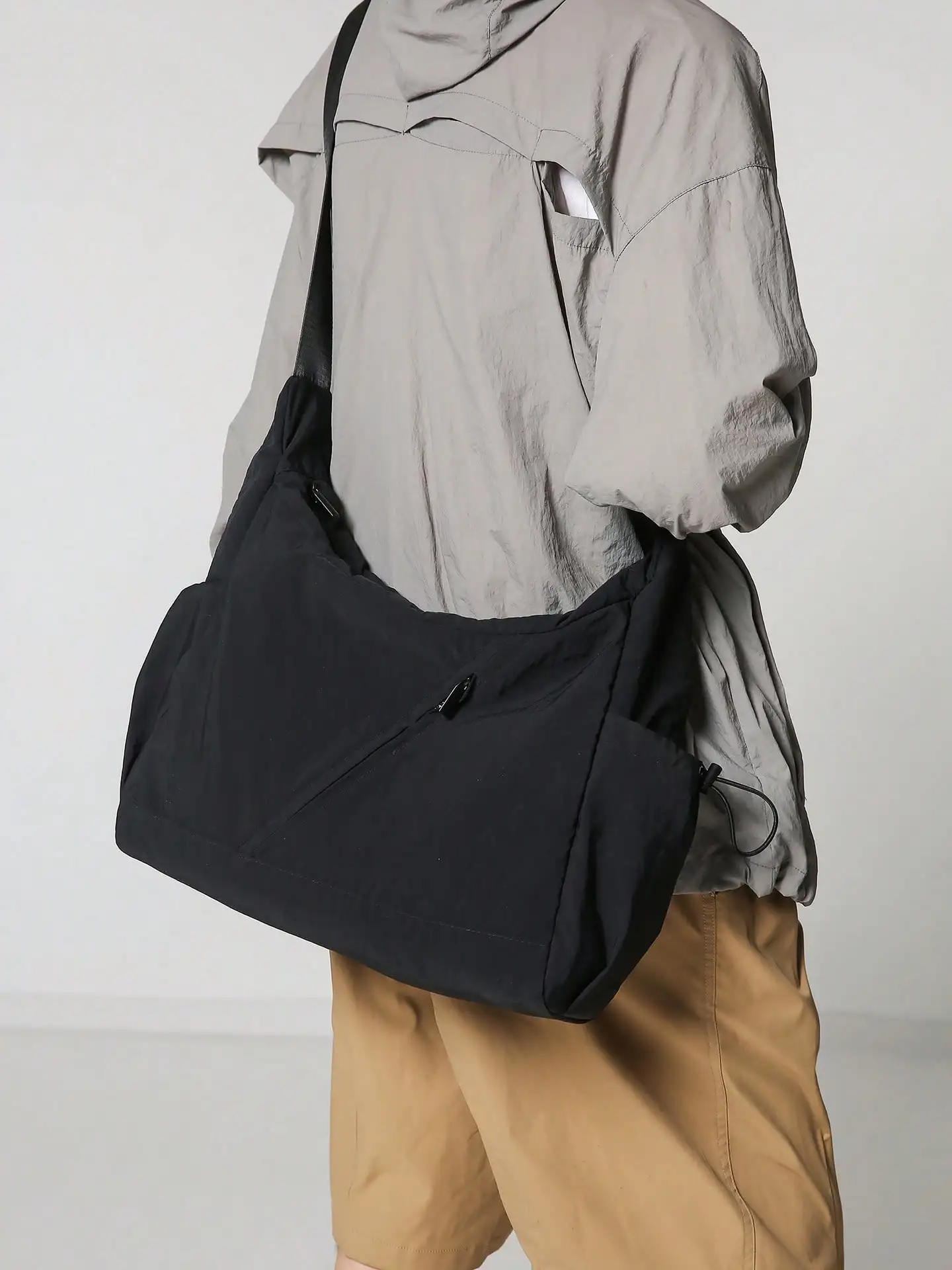 Solid Color Lightweight Shoulder Bag, Unisex Casual Crossbody Bag, Tote Bag, Sling Bag, Bag, Backpack, Men's Bag, Girls' Shoulder Bag, Shopping Bag, sg260911101264948978794