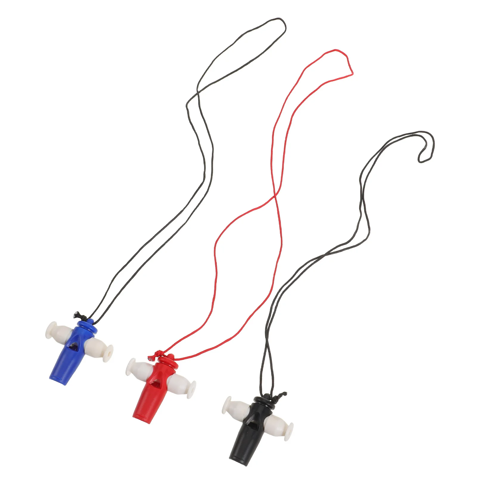 3 قطع من صفارات أورف سامبا البلاستيكية للآلات الموسيقية، صفارات لصالح الحفلات، ممارسة التعليم، محمولة خفيفة الوزن