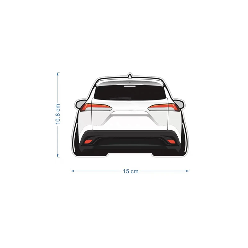 For Toyota Corolla Cross 2021 2022 2023 Reflective Car Waterproof Sticker Modification Accessories