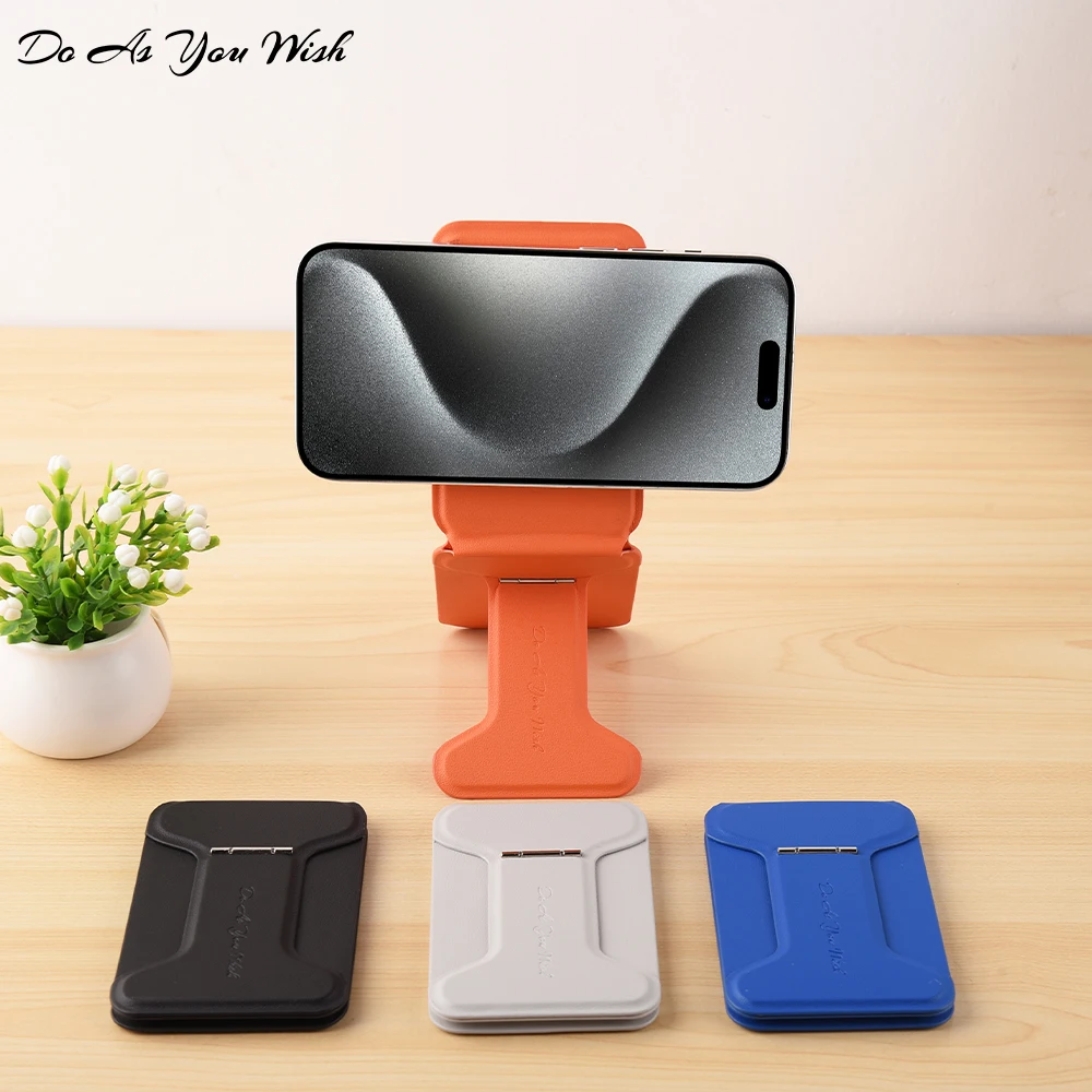 Suporte magnético do telefone para iphone 17 16 15 14 13 pro max plus desktop magnético telefone dobrável suporte para apple iphone