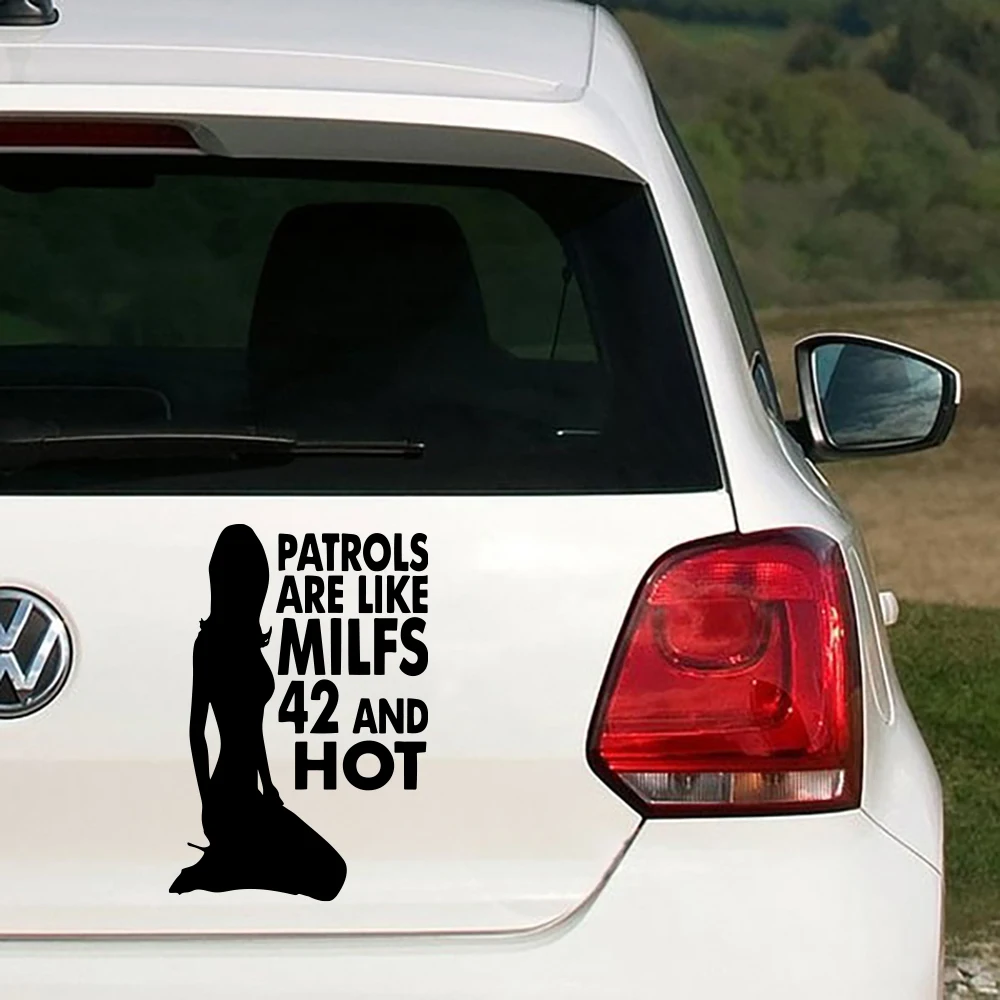 Patrol Are Like MILF  4x4 Car Sticker Diesel Turbo Gq Ute Car Decal for Offroad Racing Auto Vehicle Decor