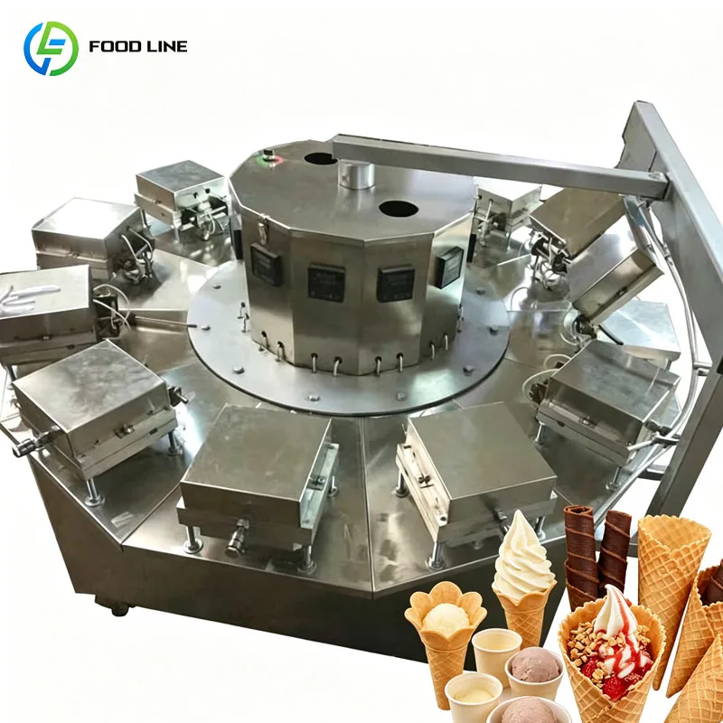 Crispy Roll Machine Automatic Wafer Stick Making Machine Egg Roll Production Equipment Commercial Customized