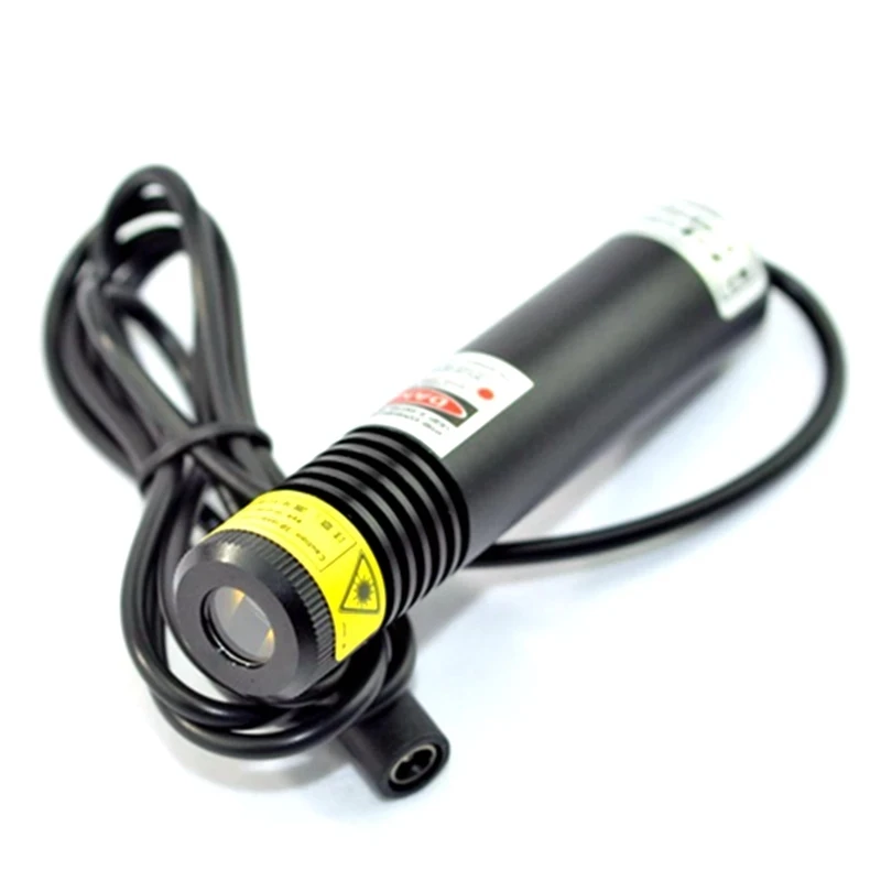 Imagem -05 - Moco Fixo 515nm 520nm 30mw Ponto Linha Cruz Módulo de Diodo Laser Verde Lente de Vidro k9 com Adaptador de 12v Localizador de Visão