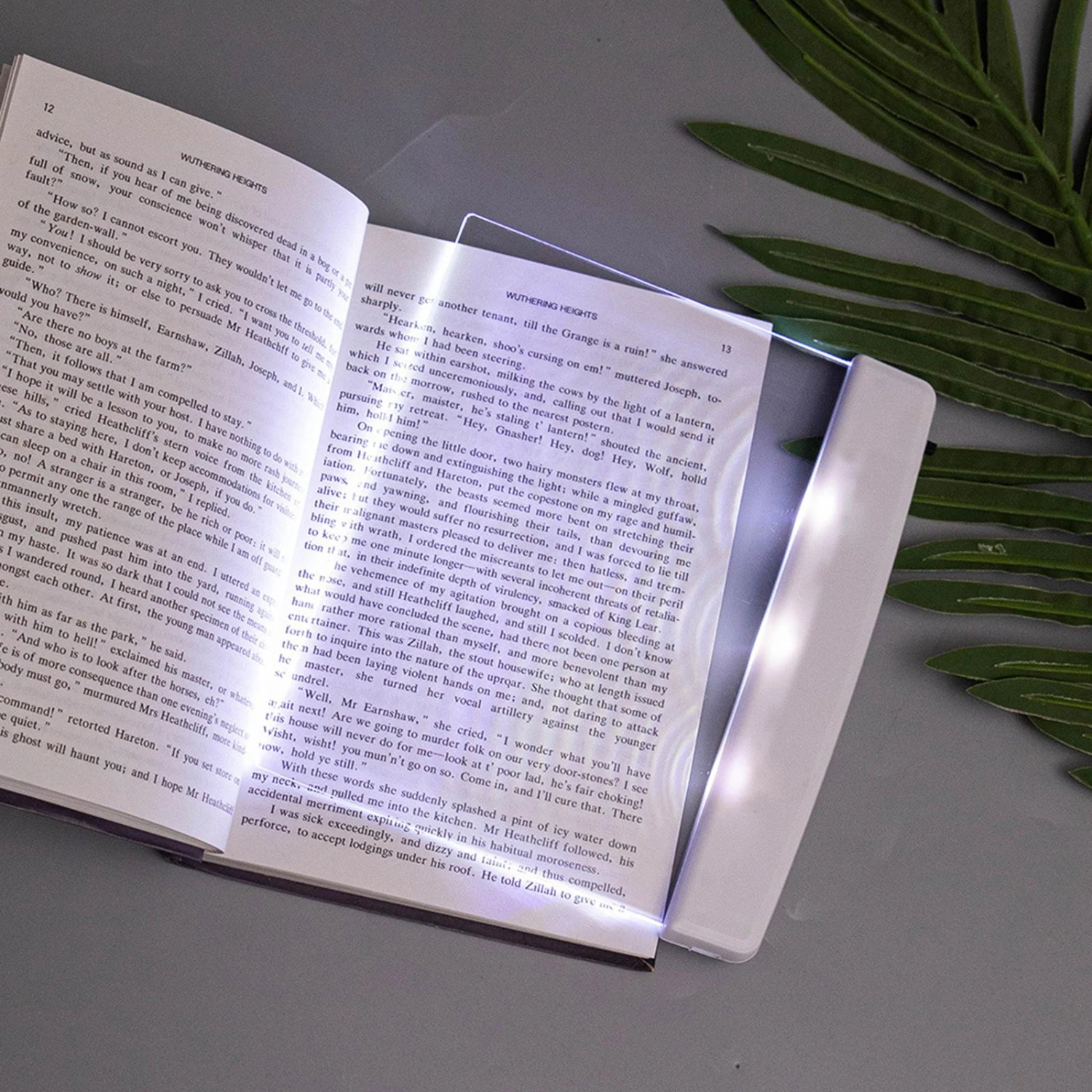 Enhanced Comfort Lightweight and Portable LED Book Light for Bedtime Reading - Eye-Caring Design for Ultimate Relaxation - Compa