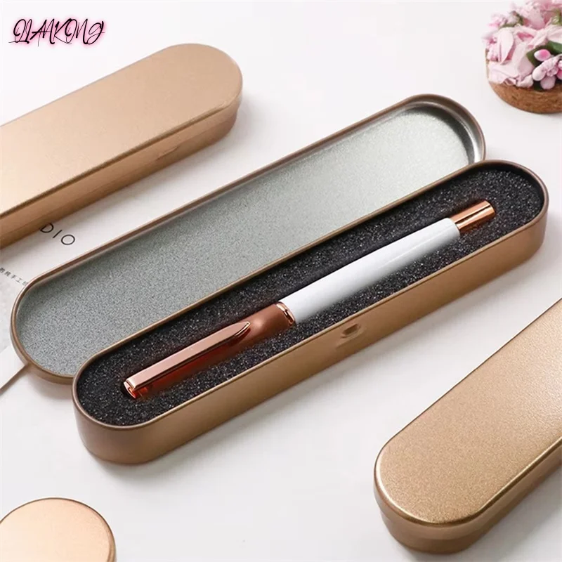 

Portable Pencil Box Metal Pencil Case Tin Kids Gifts Stationery Storage Pen Case Multifunction Student School Supply