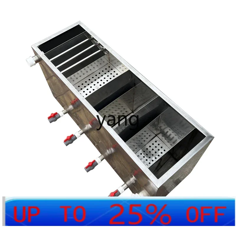 

LTT stainless steel multifunctional filter box filter, koi fish pond filter tank