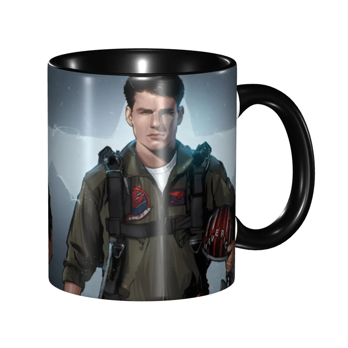 Top Gun Maverick American Action Tom Cruise Movie Mugs Customized Ceramic Coffee Mug Creative Gift