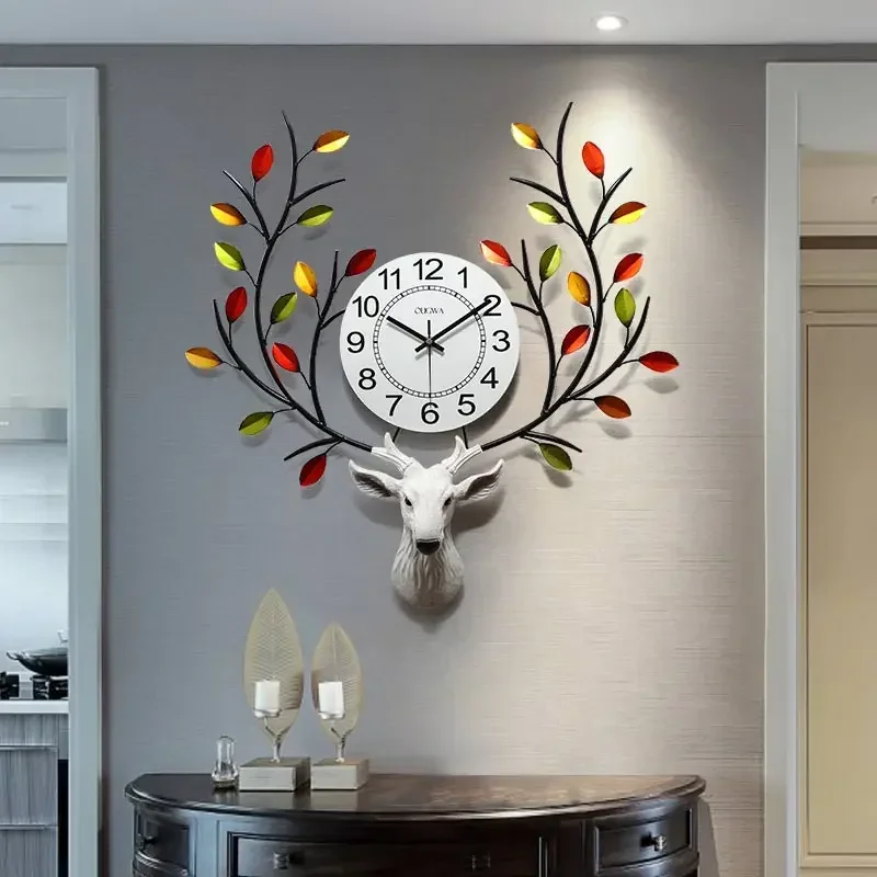 Nordic Fashion Wall Clocks Silent Creative Simple Restaurant Wall Watch Art Mural Living Room Luxury Reloj Pared Home Decor