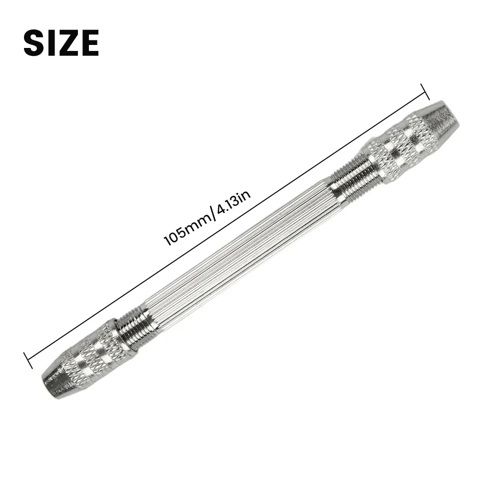 Doppelkopf Hand Bohrfutter Bohrer Halter Kleine Pin Schraubstock Reparatur Werkzeug Hand Bohrfutter Hand Bohrer Set Für Bohren Holz