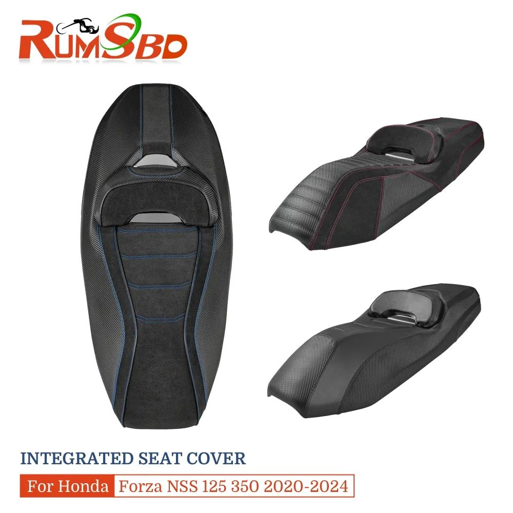 NSS125 NSS350 Motorcycle Whole Seat Cover For Honda Forza NSS 125 350 2020-2024 Front Driver Rear Pasenger Integrated Cushion