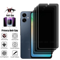 4Pcs For Samsung Galaxy A06 Glass For Samsung A06 Screen Protector 9H HD Protective Anti-Spy Privacy Tempered Glass Samsung A06