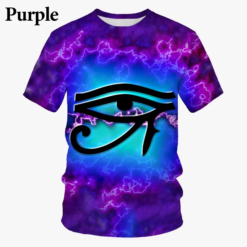 Summer New Fashion Personality Egypt Culture 3D Printing T Shirt Graphic Harajuku Street Men/Women Short Sleeve Tee