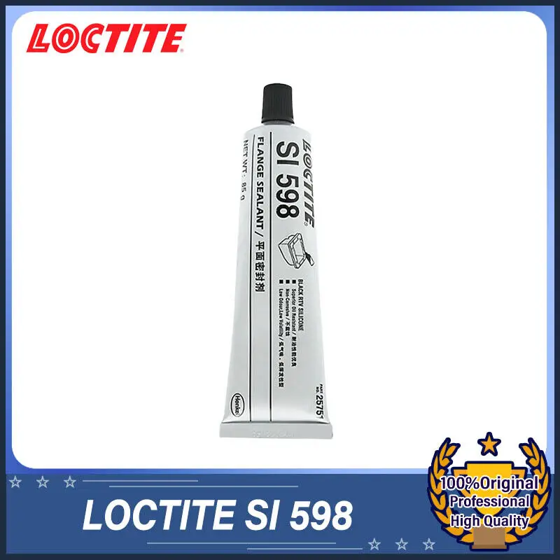 

LOCTITE SI 598 85G Gasketing Sealant Black RTV Silicone Sealant Resistance