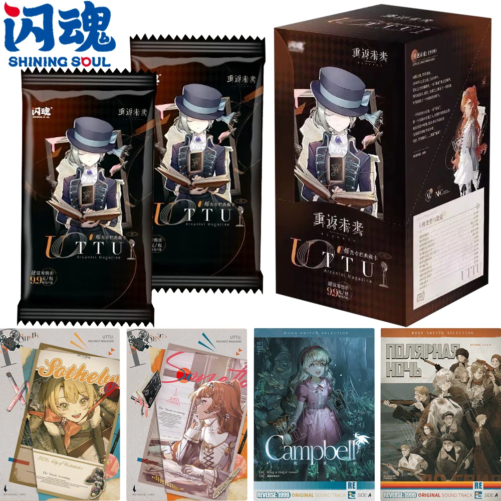 

Shining Soul Original Back To The Future 1999 Collection Cards Retro Strategy Game Exquisite Art Brilliance Era Roles Cards Gift