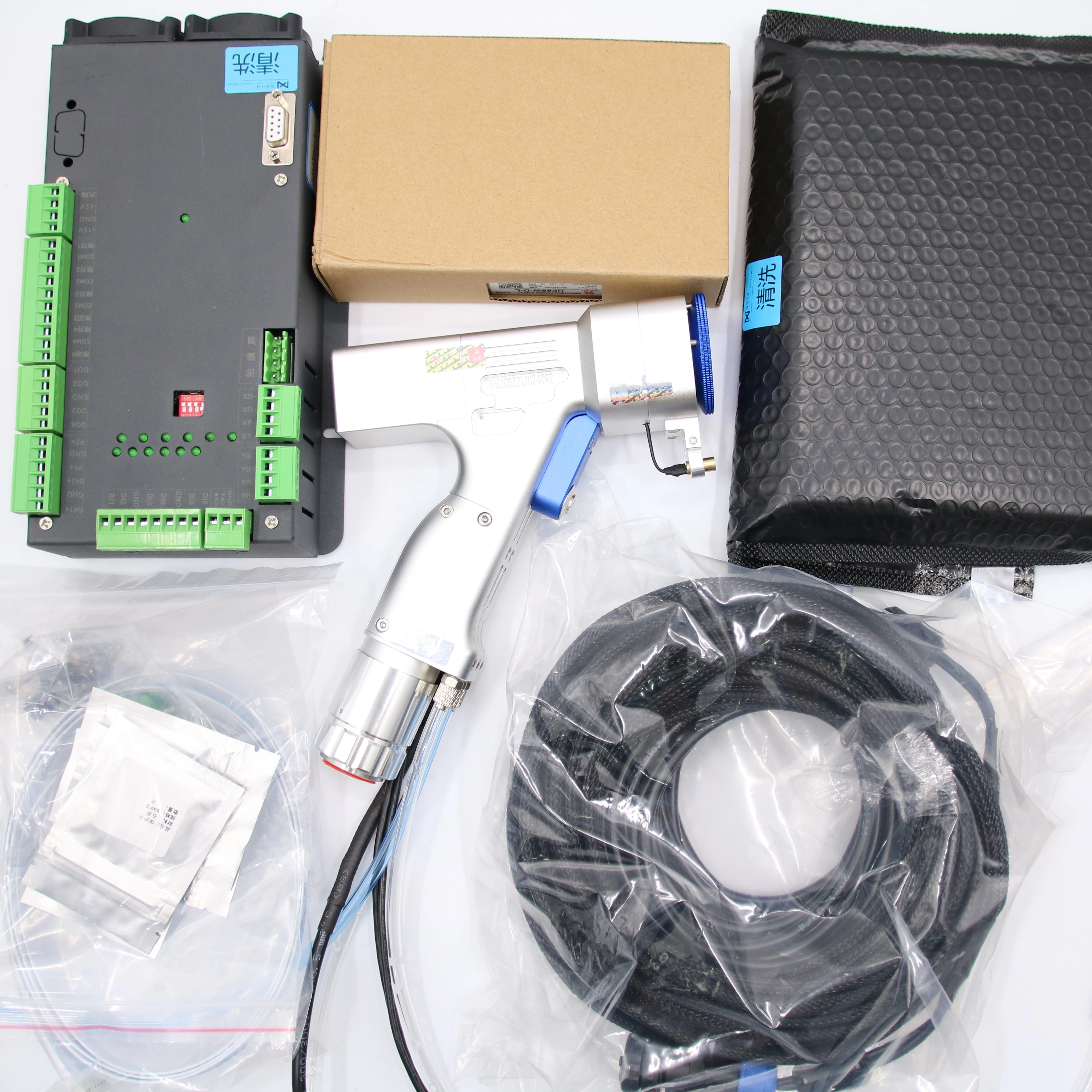 Single Wobble Cleaning Gun Las er Cleaning Machine Equipment Parts La ser Cleaning Head Rust Remover Machine Head CW Lazer