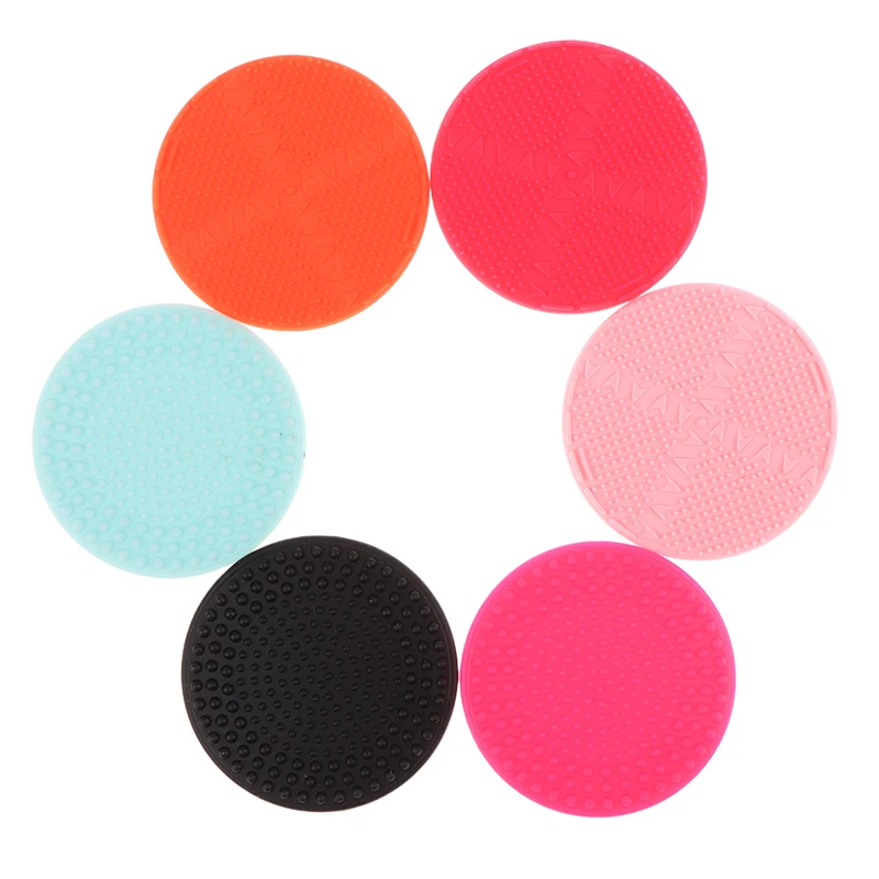 Silicone Brush Cleaner Cosmetic Make Up Washing Brush Gel Cleaning Mat Foundation Makeup Brush Cleaner Pad Scrubbe Board