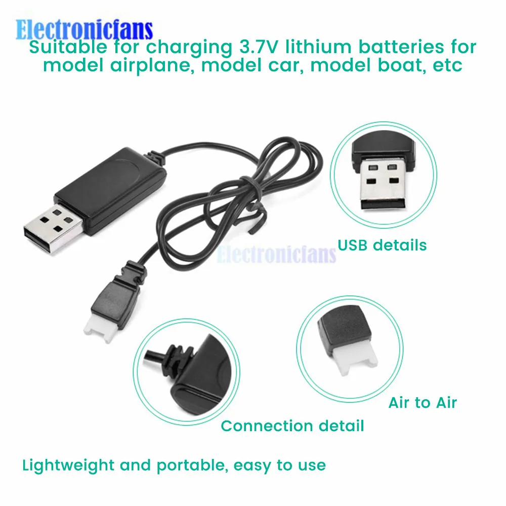 3.7V Lipo Battery USB Charging Units For RC UAV FPV Drone Spare Parts 3.7 V Battery Charger RC Racing Drone 24BB